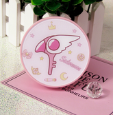 Estuche para lentes de contacto de color rosa Sakura